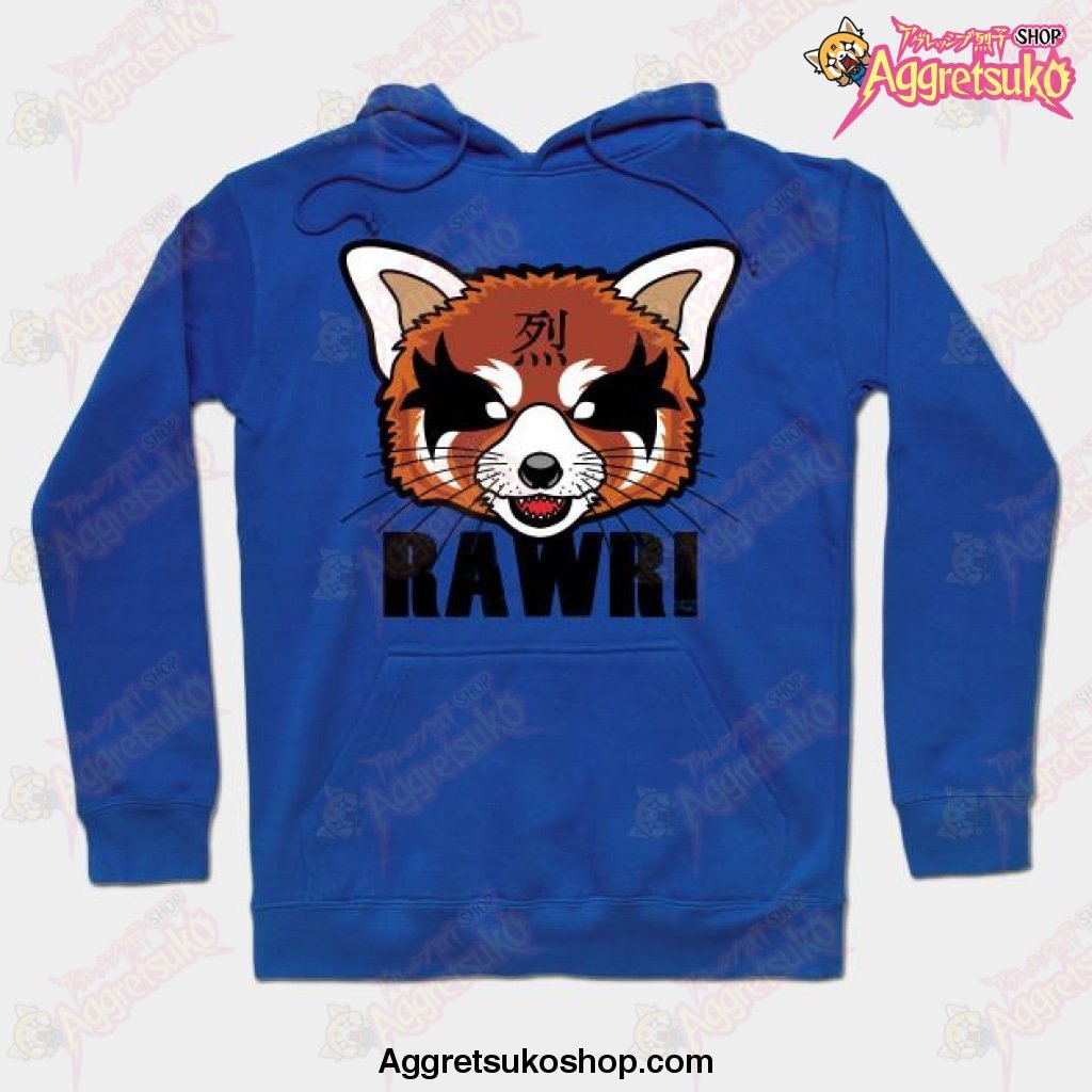 Aggresive Growl Hoodie Blue / S