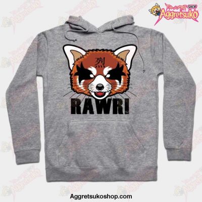 Aggresive Growl Hoodie Gray / S