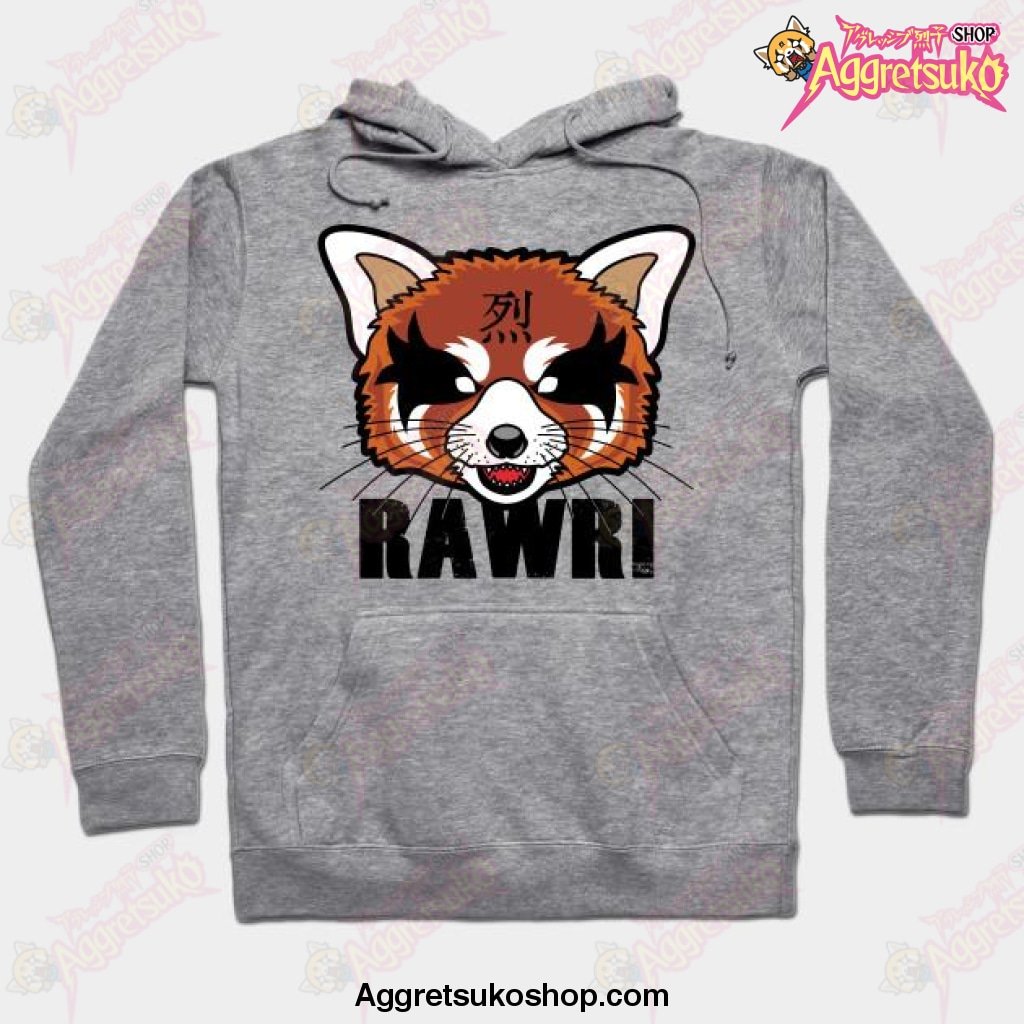 Aggresive Growl Hoodie Gray / S