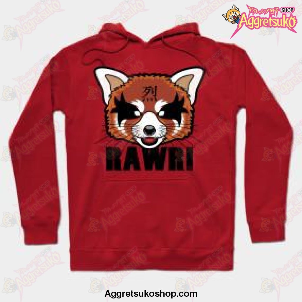 Aggresive Growl Hoodie Red / S