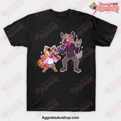Aggretsuko - Retsuko And Haida T-Shirt Black / S