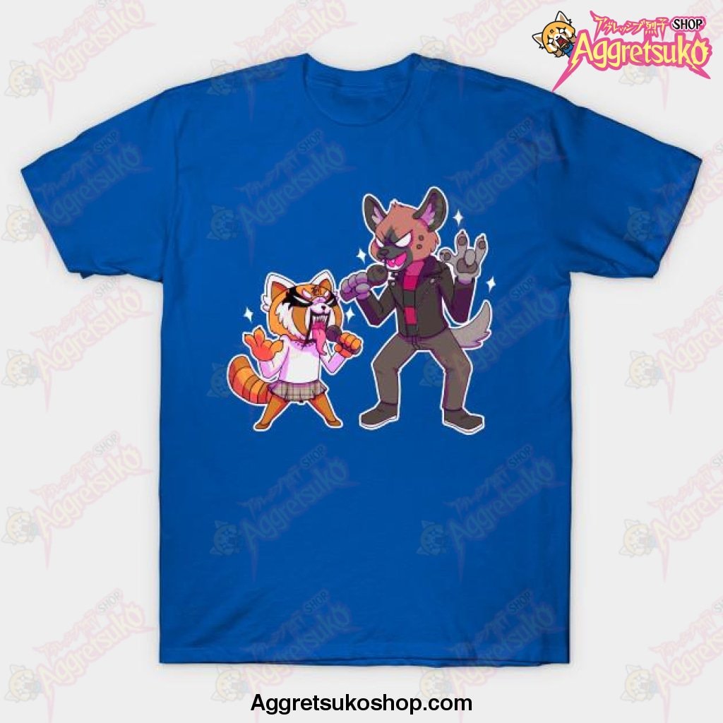 Aggretsuko - Retsuko And Haida T-Shirt Blue / S