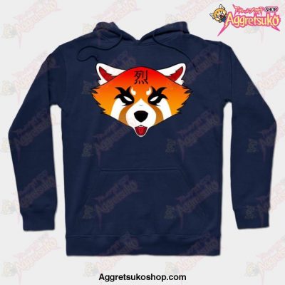 Best Aggretsuko Hoodie Navy Blue / S