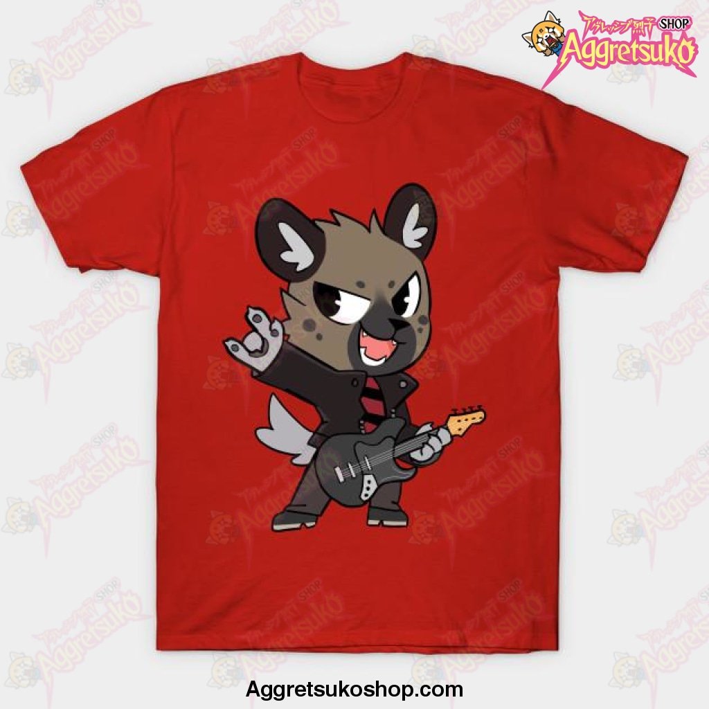Haida Aggretsuko T-Shirt Red / S