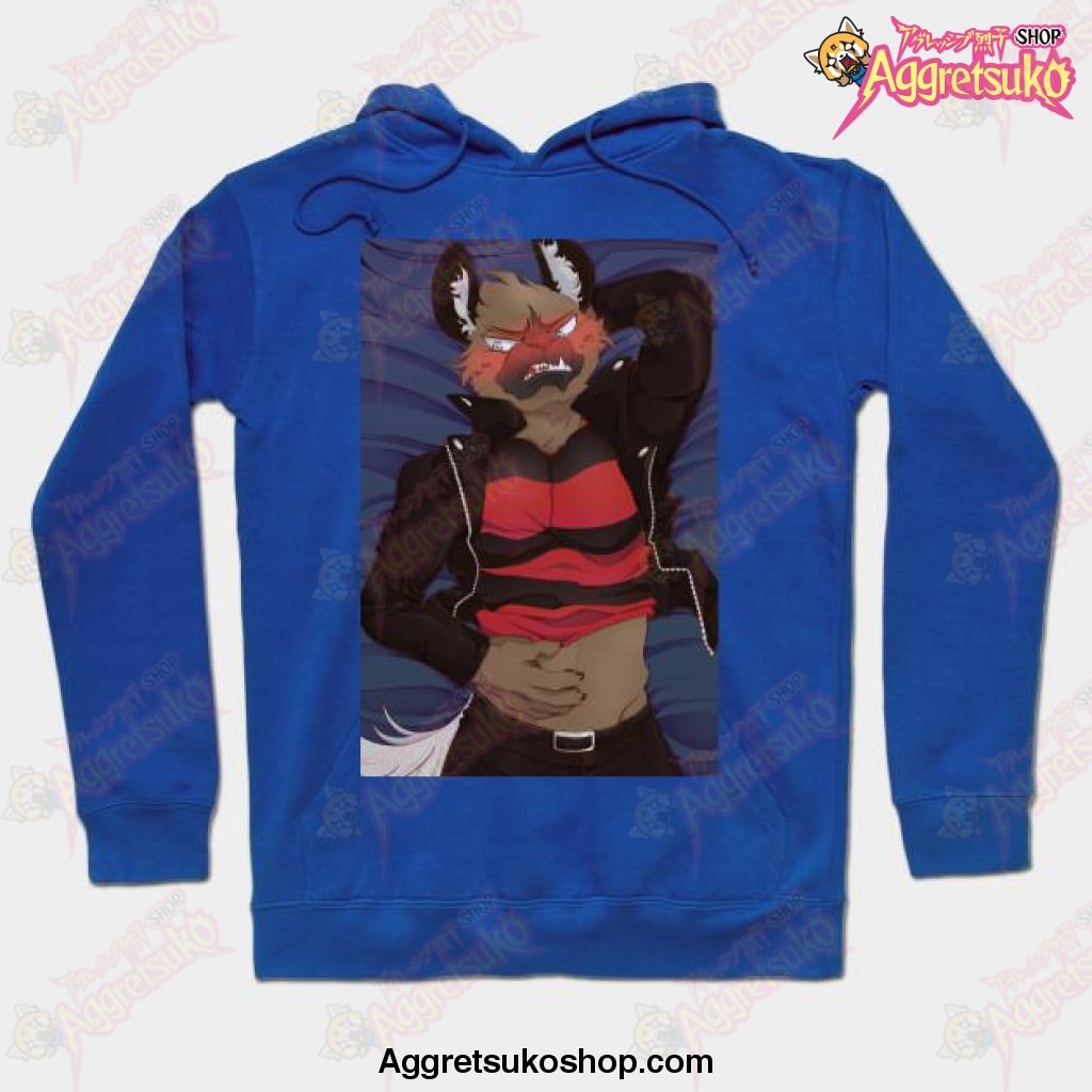 Haida Furry Daki Hoodie Blue / S