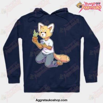 Resasuke - Aggretsuko Hoodie Navy Blue / S