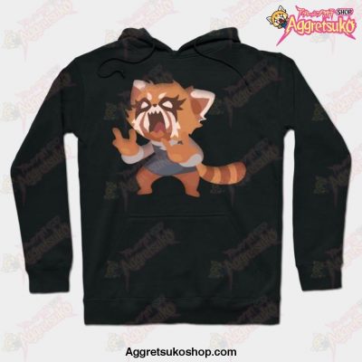 Unisex Aggretsuko Hoodie Black / S