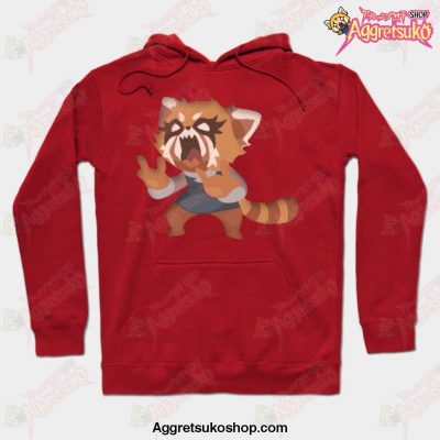 Unisex Aggretsuko Hoodie Red / S