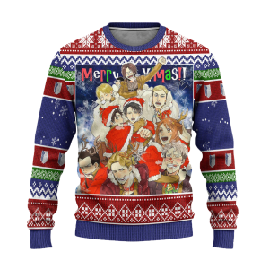 New Titans Attack on Titan Ugly Christmas Sweater - Aggretsuko Shop